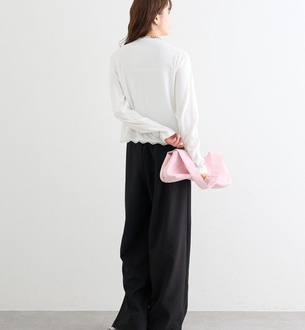  「ラインストーンWベルトパンツ」|チノ|