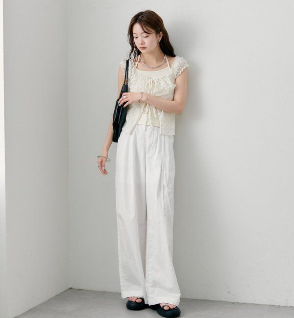  「レースリボンTOPS」|シャツ・ブラウス|