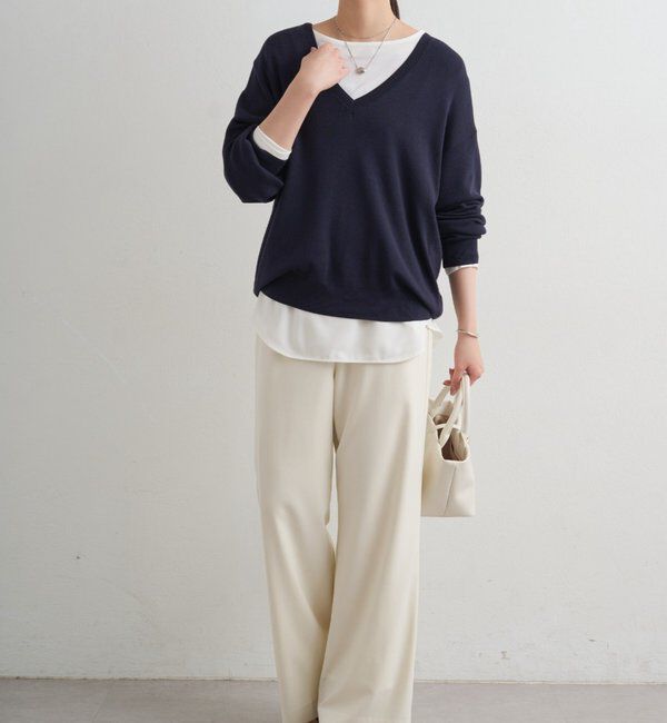  「ディープVニット」|ニット・セーター|