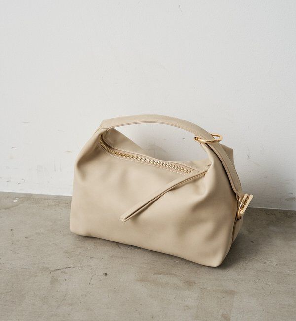  「【GALENA/ガレナ】リングベルトバッグ」|ハンドバッグ|ライトベージュ