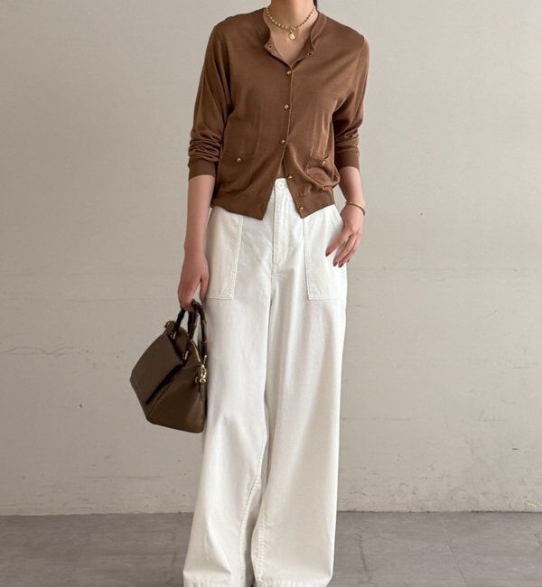  「シルクニットカーデ」|ニット・セーター|