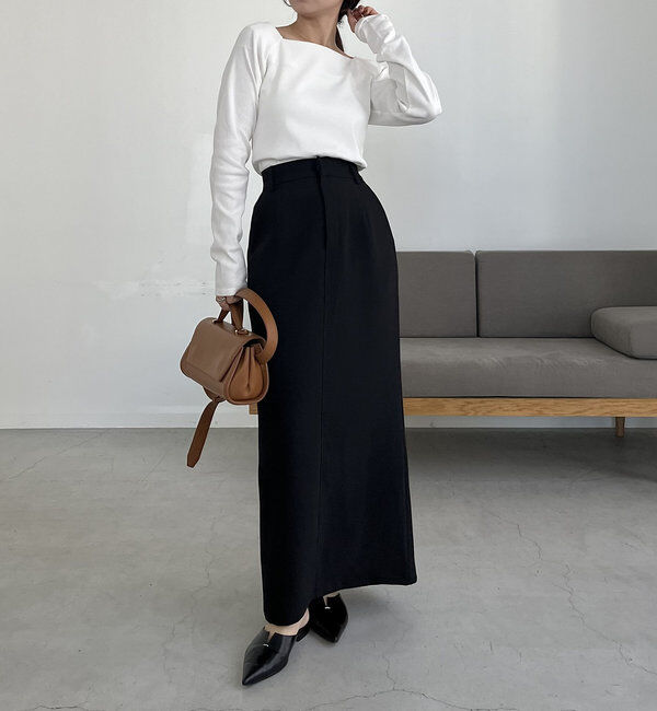  「【累計1万枚突破/全骨格◎/低身長サイズ】マキシIラインスカート」|スカート|