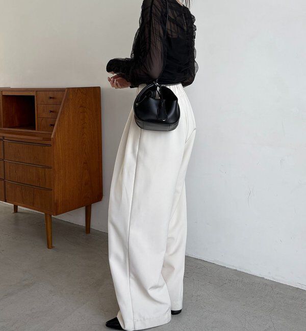  「チュールギャザーブラウス」|シャツ・ブラウス|