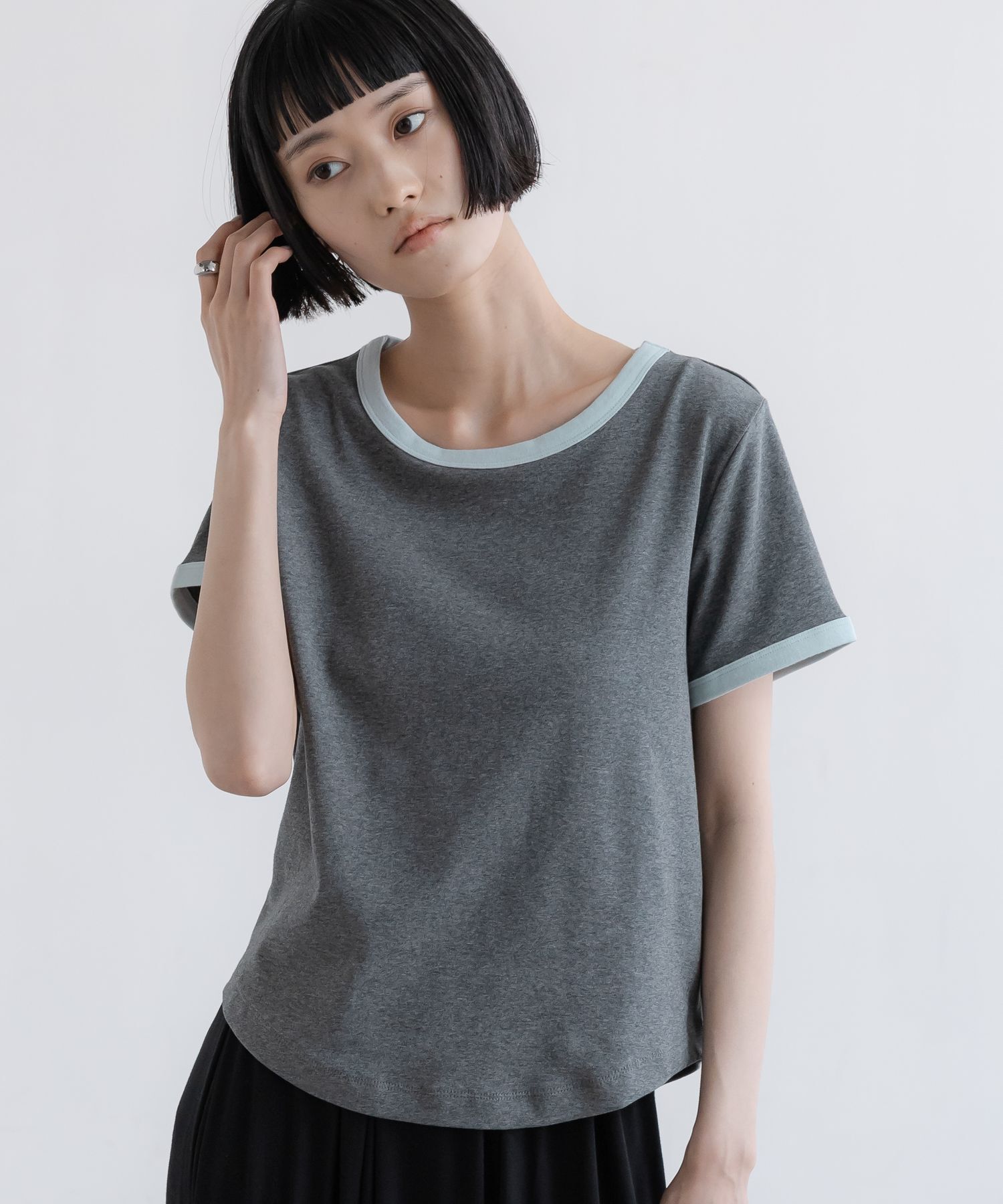 LOWRYS FARM「リンガーＴＥＥ」|Tシャツ・カットソー|