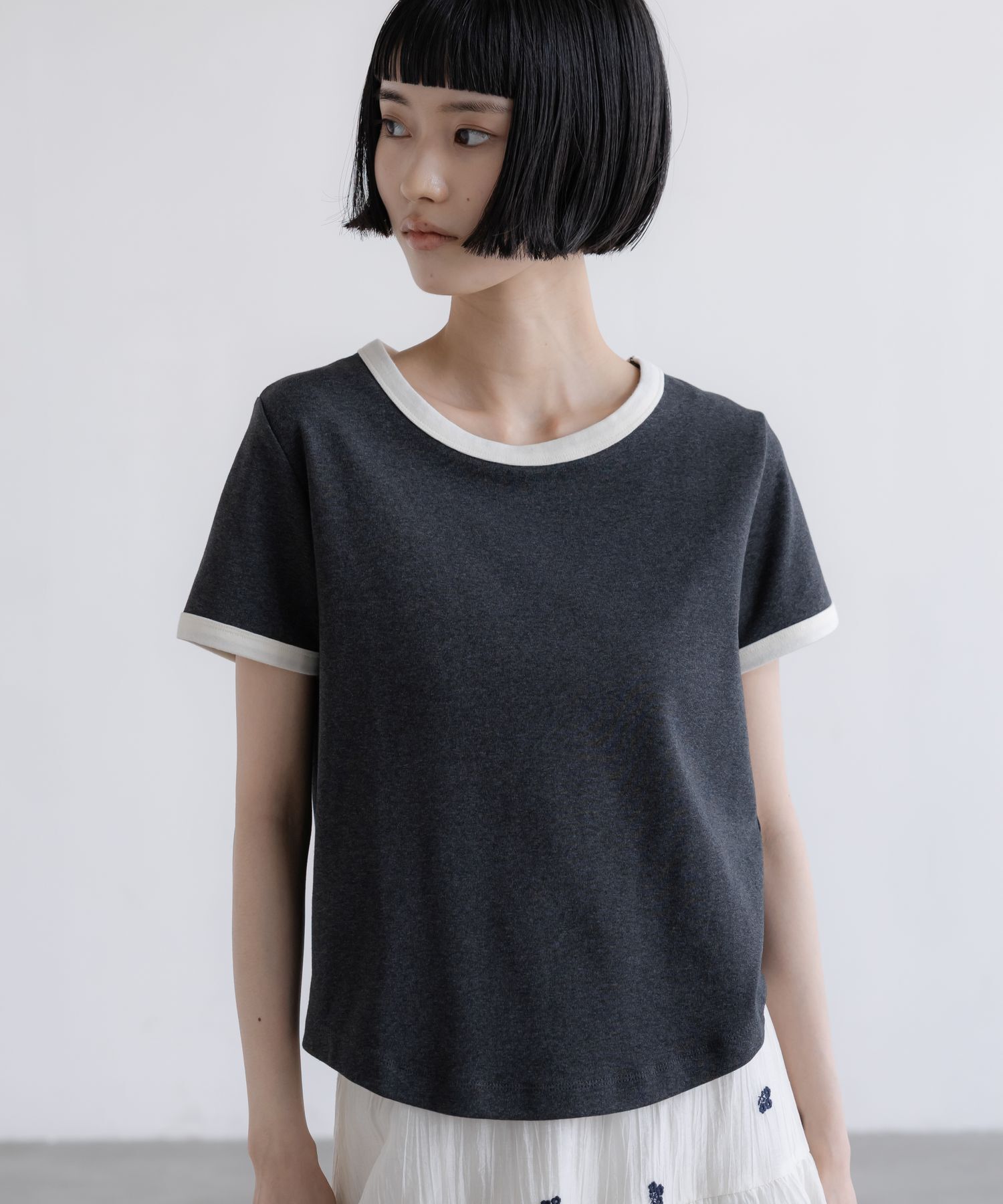 LOWRYS FARM「リンガーＴＥＥ」|Tシャツ・カットソー|