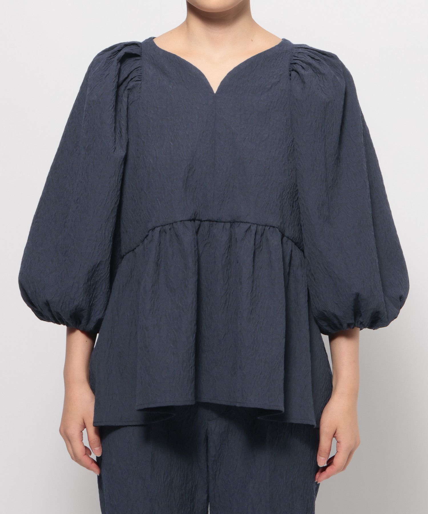  「【入卒／セレモニー】ジャガードブラウス」|シャツ・ブラウス|