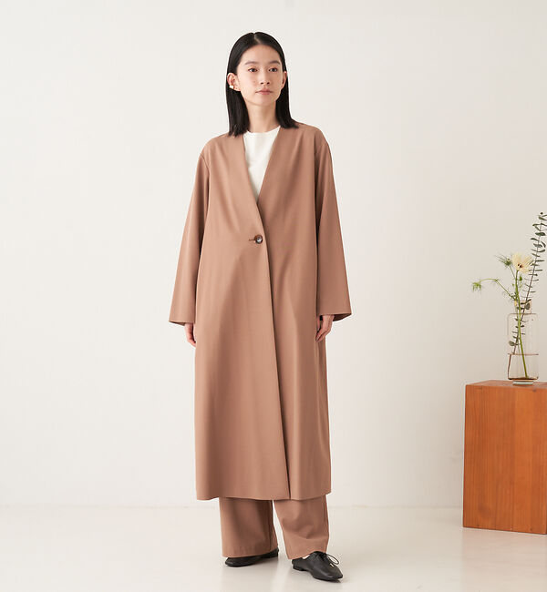 collex「【セットアップ対応】ノーカラーコート」|ノーカラーコート|