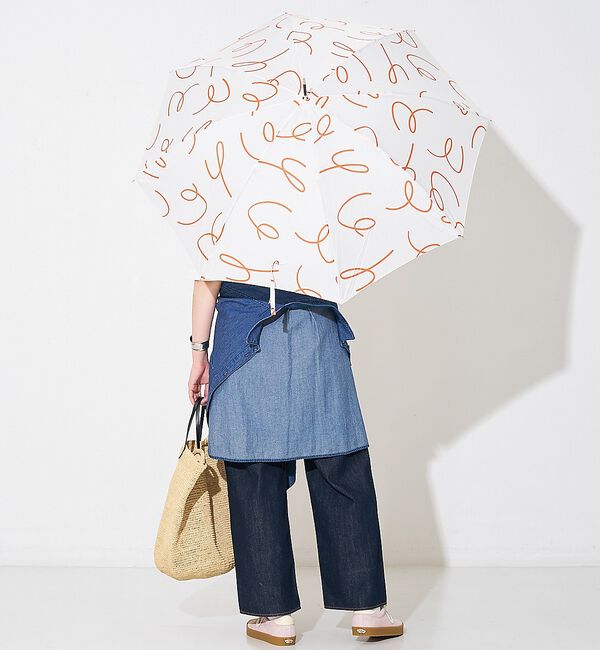 collex「雨傘 マーカー柄 耐風 ジャンプ傘 晴雨兼用 長傘【assa】【WEB限定】」|傘|