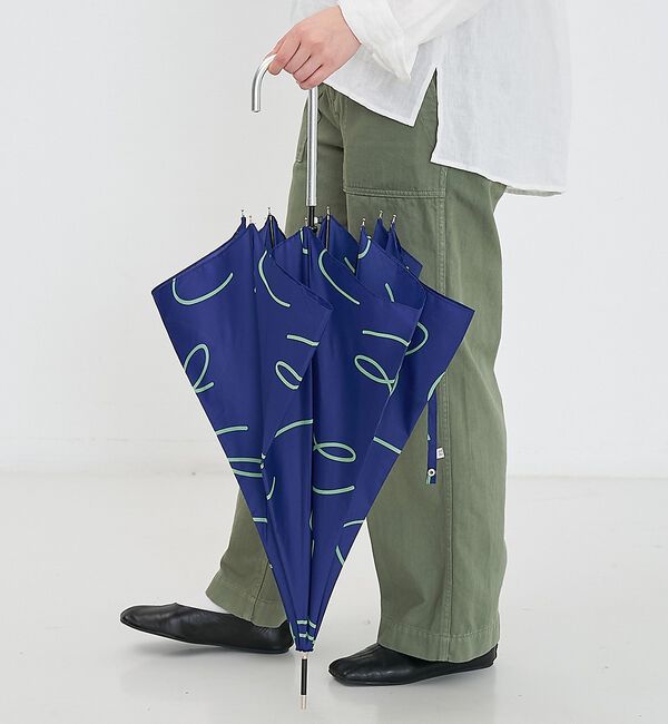 collex「雨傘 マーカー柄 耐風 ジャンプ傘 晴雨兼用 長傘【assa】【WEB限定】」|傘|