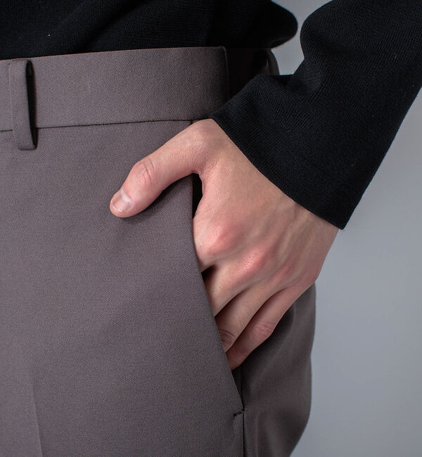 ABAHOUSE「【セットアップ対応/FLEX PANTS】バック ッシュ モクロディー スラック」|スラックス|