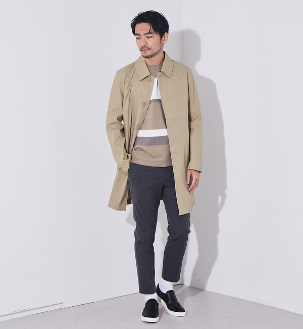 ABAHOUSE「【ウォッシャブル】パネルボーダー　ニット」|ニット・セーター|