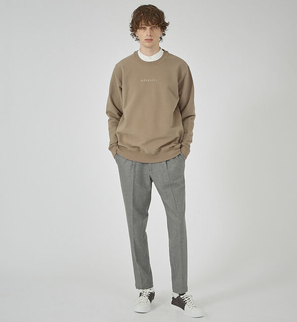 ABAHOUSE「【IN THE CITY】ロゴ刺繍 裏毛 スウェット / トレーナー」|スウェット・ジャージ|