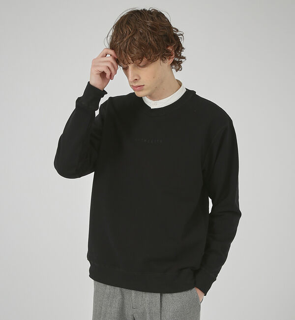 ABAHOUSE「【IN THE CITY】ロゴ刺繍 裏毛 スウェット / トレーナー」|スウェット・ジャージ|ブラック