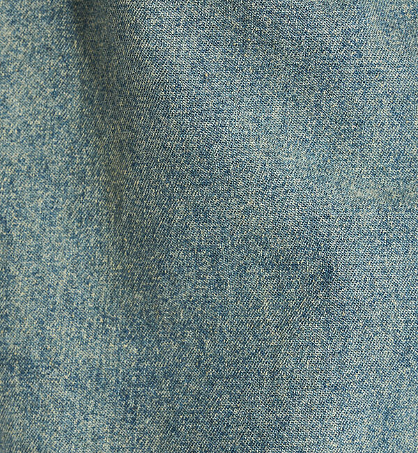 ABAHOUSE「【ヴィンテージ加工】 LIGHT CURVED DENIM /ワイドデニム/ライ」|デニム|