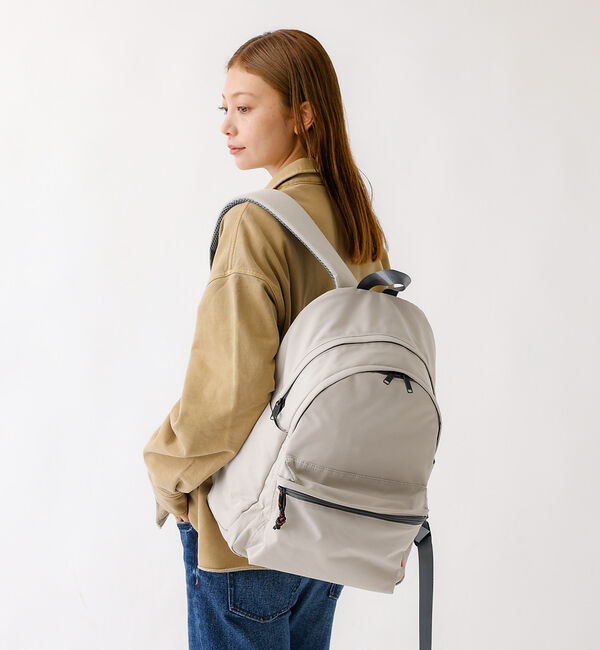 ABAHOUSE「【UNIVERSAL OVERALL/ユニバーサルオーバーオール 】Ｗrinkl」|リュック|ライトグレー