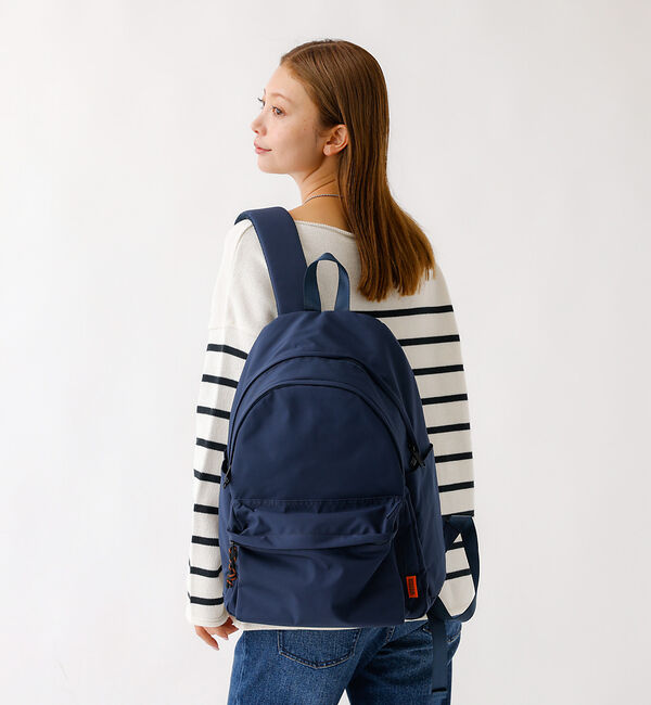 ABAHOUSE「【UNIVERSAL OVERALL/ユニバーサルオーバーオール 】Ｗrinkl」|リュック|ネイビー