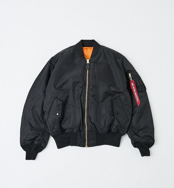 ABAHOUSE「【Alpha Industries（アルファ インダストリーズ）】MA-1 FL」|ブルゾン・スタジャン|ブラック
