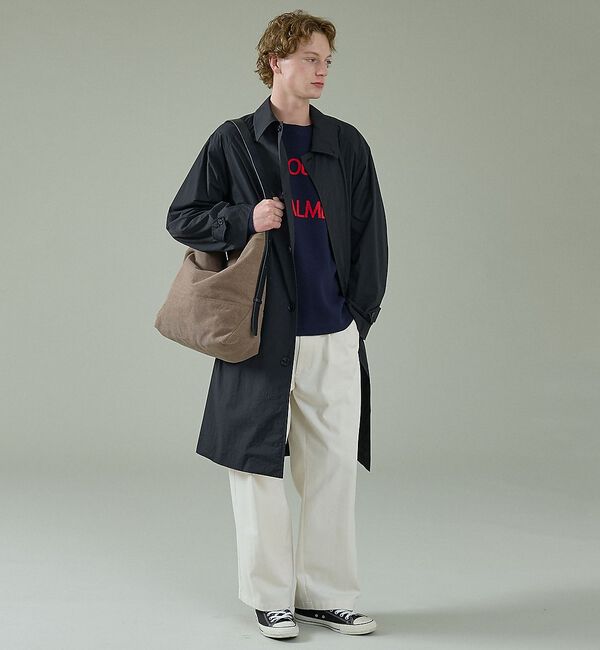 ABAHOUSE「ジャガードロゴニット プルオーバー / オーバーサイズ / LE TRIO AB」|ニット・セーター|