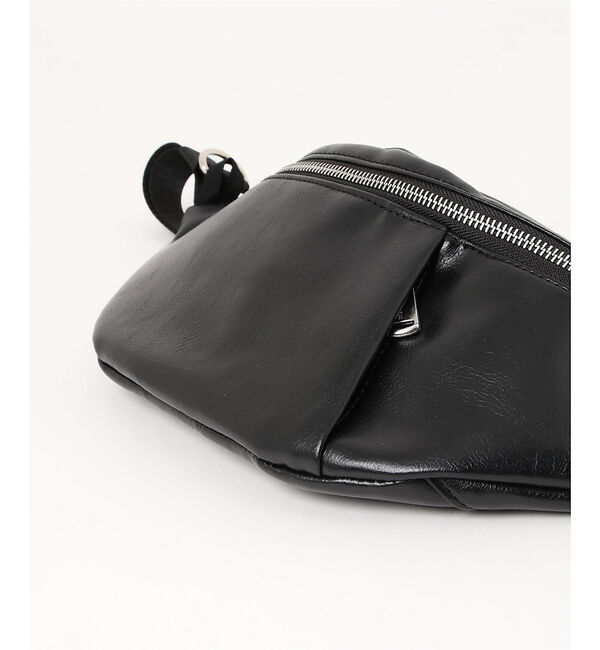 alfredoBANNISTER「【一部店舗＋WEB限定】レザー調 素材切替 ウエストポーチ/ボディバッグ」|その他|