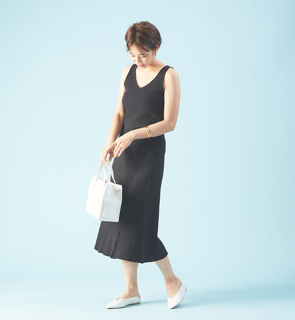 Rouge vif「リブフレアスカート」|スカート|