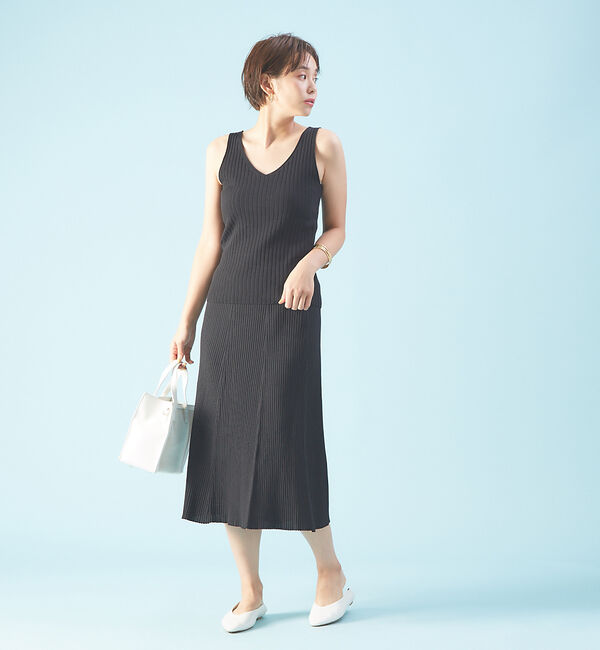 Rouge vif「リブフレアスカート」|スカート|