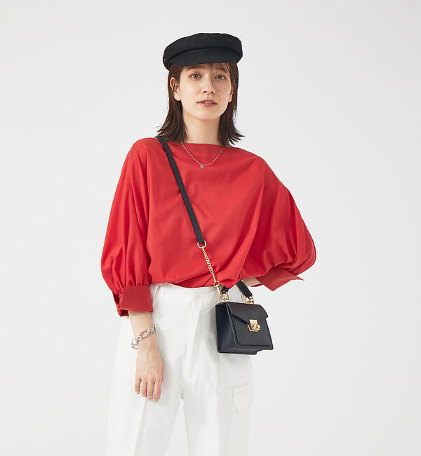 Rouge vif「ギャザースリーブブラウス」|シャツ・ブラウス|
