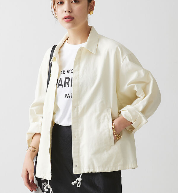 Rouge vif「コーチ   ジャケット」|ブルゾン・スタジャン|アイボリー