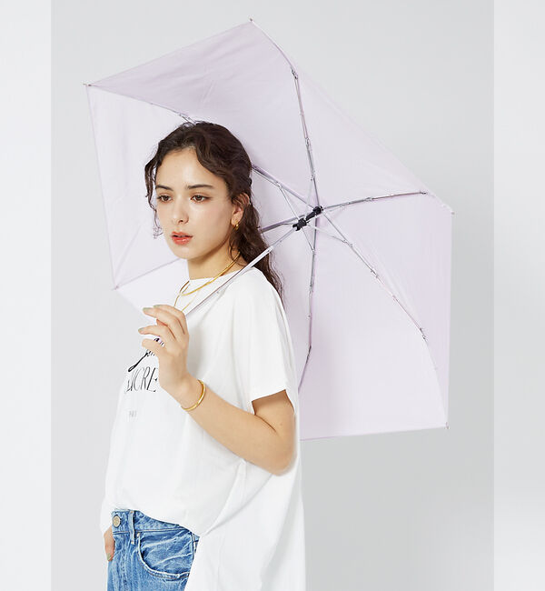 Rouge vif「折り畳み傘 / FLAT / ミニ / 軽量 / 晴雨兼用 /パステルカラー /」|傘|