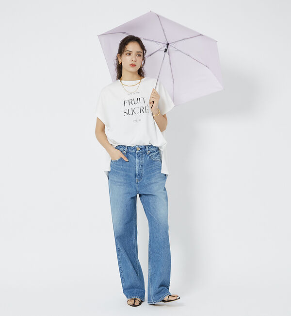 Rouge vif「折り畳み傘 / FLAT / ミニ / 軽量 / 晴雨兼用 /パステルカラー /」|傘|