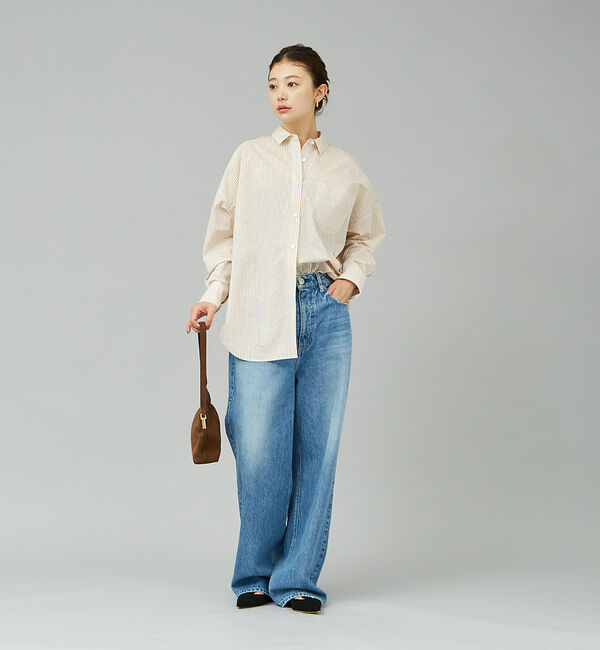 Rouge vif「【RED CARD/レッドカード】別注Dakota　ルーズストレートデニム」|デニム|