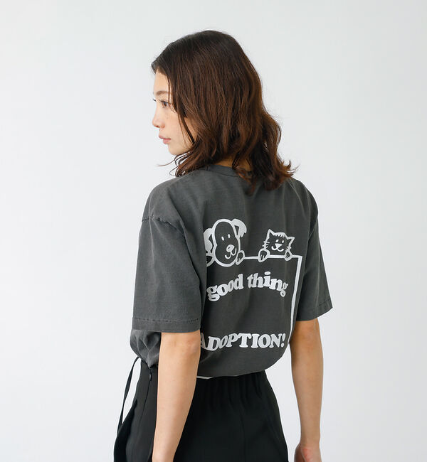 Rouge vif「【MIXTA/ミクスタ】プリント Tシャツ / ロゴTシャツ / ねこ / 半袖」|Tシャツ・カットソー|