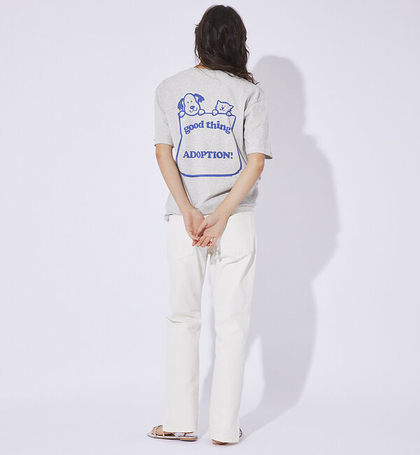 Rouge vif「【MIXTA/ミクスタ】プリント Tシャツ / ロゴTシャツ / ねこ / 半袖」|Tシャツ・カットソー|