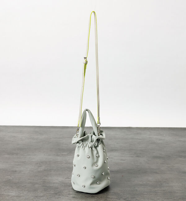 Rouge vif「【cheek/チーク】2WAY ミニショルダーバッグ / ラインストーン / キ」|ショルダー・メッセンジャー|