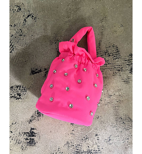 Rouge vif「【cheek/チーク】2WAY ミニショルダーバッグ / ラインストーン / キ」|ショルダー・メッセンジャー|