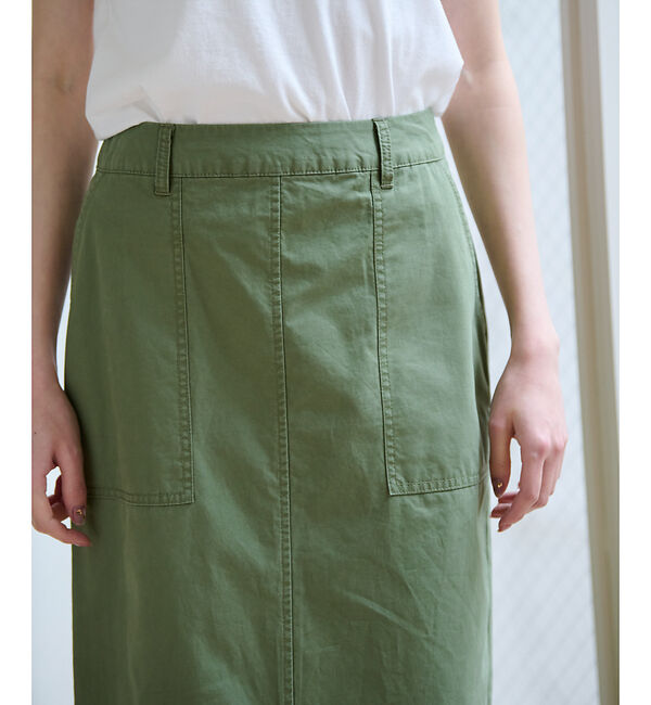 Rouge vif「【MICA&DEAL/マイカアンドディール】ミリタリースカート / スリット /」|スカート|