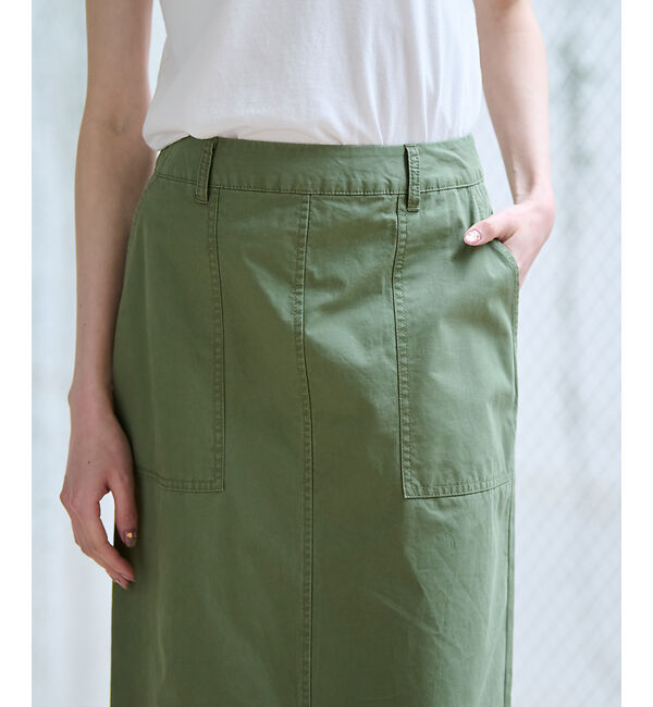 Rouge vif「【MICA&DEAL/マイカアンドディール】ミリタリースカート / スリット /」|スカート|