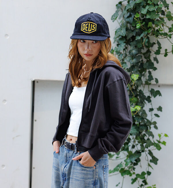 Rouge vif「【BEVERY HILLS P.C/ビバリーヒルズポロクラブ】クロップドフルジッ」|スウェット・ジャージ|