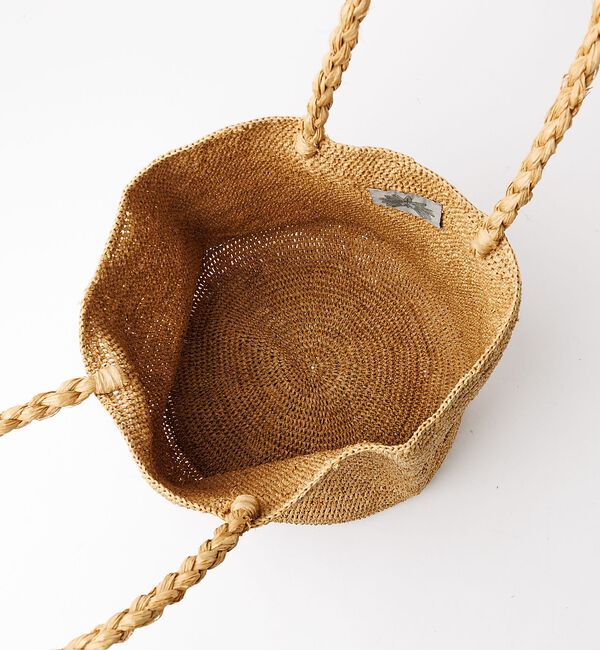 Rouge vif「【MADE IN MADA /メイドインマダ】ALICE MM BAG：ラフィア」|かごバッグ|