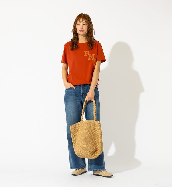 Rouge vif「【MADE IN MADA /メイドインマダ】ALICE MM BAG：ラフィア」|かごバッグ|