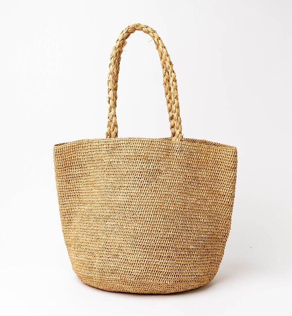 Rouge vif「【MADE IN MADA /メイドインマダ】ALICE MM BAG：ラフィア」|かごバッグ|