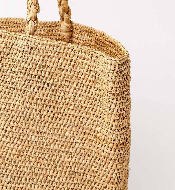 Rouge vif「【MADE IN MADA /メイドインマダ】ALICE MM BAG：ラフィア」|かごバッグ|