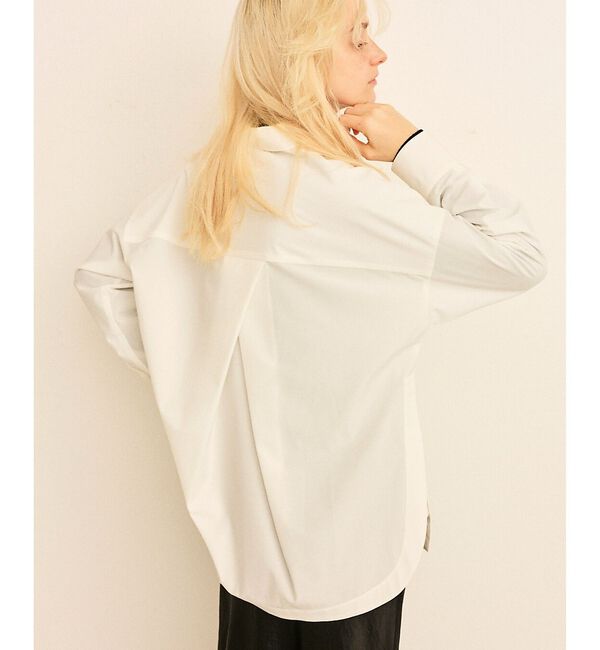 Rouge vif「バックラウンドデザインシャツ」|シャツ・ブラウス|オフホワイト