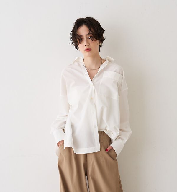 Rouge vif「バックラウンドデザインシャツ」|シャツ・ブラウス|