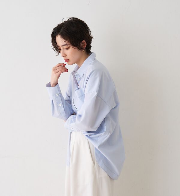 Rouge vif「バックラウンドデザインシャツ」|シャツ・ブラウス|