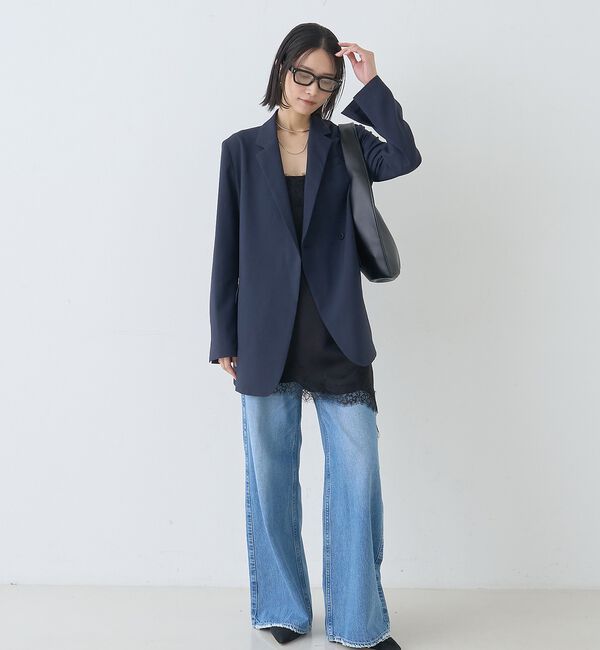 Rouge vif「デザインライトジャケット」|テーラードジャケット|