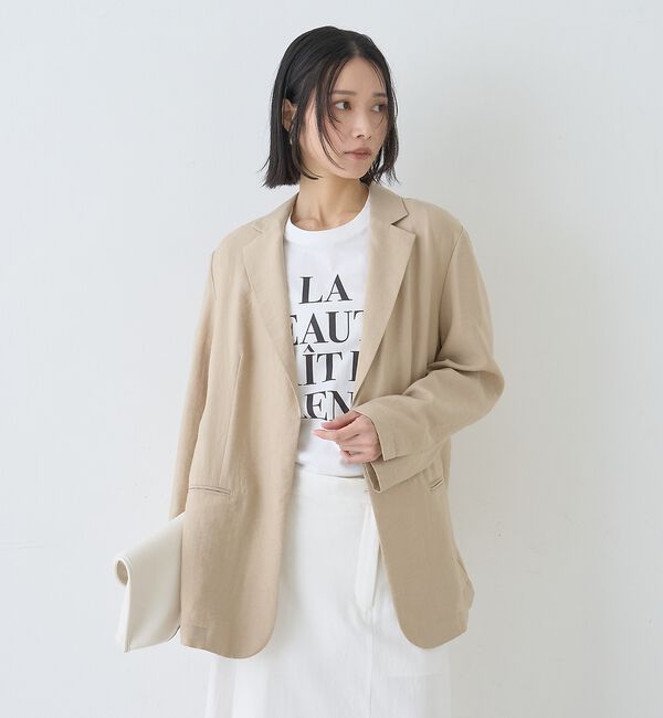 Rouge vif「バックフォト グラフィックロゴTシャツ」|Tシャツ・カットソー|