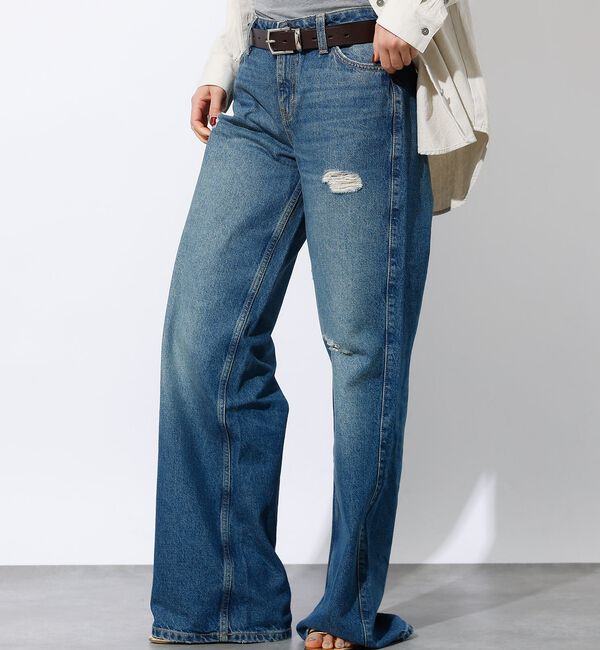 Rouge vif「【GUESS JEANS/ゲスジーンズ】GJ G11 WIDE LEG/ワイルド」|デニム|