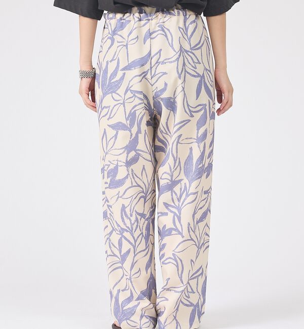 Rouge vif「リーフプリントルーズテーパードパンツ/ウエストゴム【予約】」|その他|