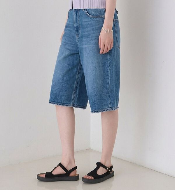 Rouge vif「【upper hights/アッパーハイツ】THE LIAM SHORT デニム」|デニム|ブルー