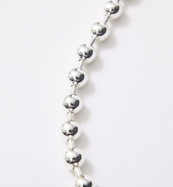 Rouge vif「【PILGRIM/ピルグリム】AIR NL シルバーボールチェーンネックレス」|ネックレス|